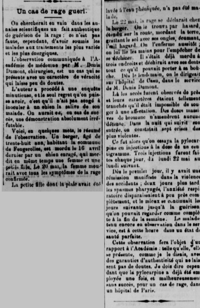 Article dans le Sorelois du 7 juillet 1882, p. 2.